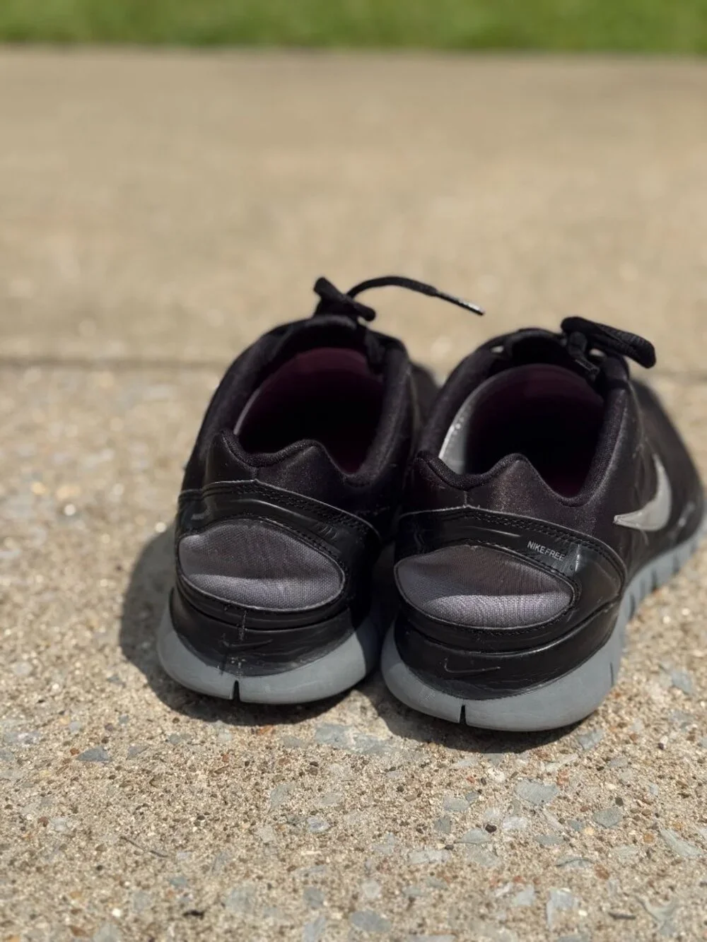 Nike Free TR Fit 2 Black Training Shoes Y2K Athleisure Womens 8.5 4012